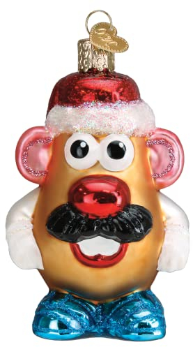 Old World Christmas Mr. Potato Head Glass Blown Ornament for Christmas Tree