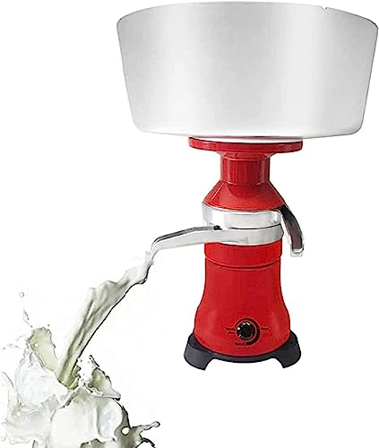 HPJDJXB Separatore di Latte Multifunzionale, Macchina centrifuga for Panna Fresca Regolabile da 80 l/h, Macchina centrifuga for Latte elettrica a velocità, for Uso Domestico in caseifici