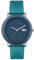 Lacoste Montre à Mouvement à Quartz Trois Aiguilles pour Homme et Femme Collection Lacoste.12.12 avec Bracelet en Silicone Bleu Semi-Transparent - 2011318