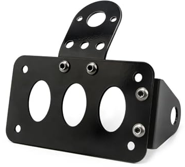 For Harle&y Sportsters Bobber Chopper Rear Motorcycle Side Mount License Number Plate Bracket Motorbike Registration Plate Holder Licence Plate Bracket