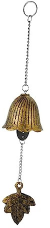 POPETPOP Windspiel Glücks Hängeglocke Einfache Windglocke Hängende Windglocke Archaische Hängeglocke Balkon Windglocke Eisen Windglocke Ahornblatt Glocke Retro Windglocke