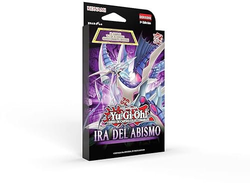 Yu-Gi-Oh! Juego de Cartas Coleccionable Ira del Abismo 3- Pack Booster