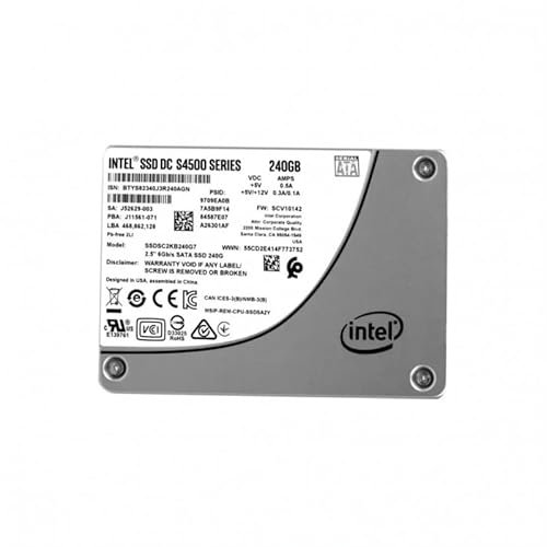 Intel SSD 240Go 2.5 SSD DC S4500 Serie SSDSC2KB240G7 SATA III 6Gbps