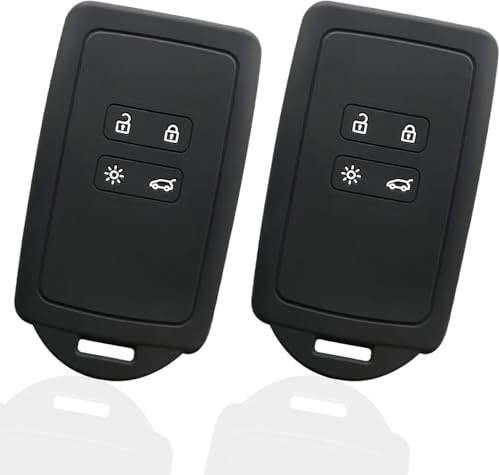 2 Pcs Key Card Case for Renault Clio Trafic Captur Arkana Kadjar Koleos