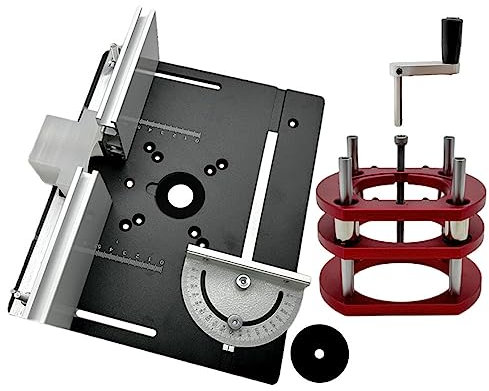 JDQTPOET Router Table with Router Combo Kit, Router Table Top, Wood Tools Trimming Milling Machine with Accessories