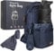 M2C® Magnetic Bottle Bag - Kleine Sporttasche für Männer & Frauen mit leistungsstarken Magneten, Wasserflasche & Handyhalterung, Clip für Schlüssel, großes Hauptfach und Sling Strap.