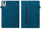 Compatible con Lenovo Tab M11/Lenovo Xiaoxin Pad 2024 de 11.0 pulgadas TB330F Correa de fijación ajustable Ranura para tarjeta Funda tipo soporte a prueba de golpes Tipo Tablet PC (azul)