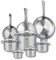 ELO 9513850 Batterie de cuisine 8 pièces, Ensemble de 3 Poêles de cuisson 24, 28 et 32 cm et 5 faitouts 12, 14, 16, 20 et 26 cm Elo Profi Citrin, inox, induction