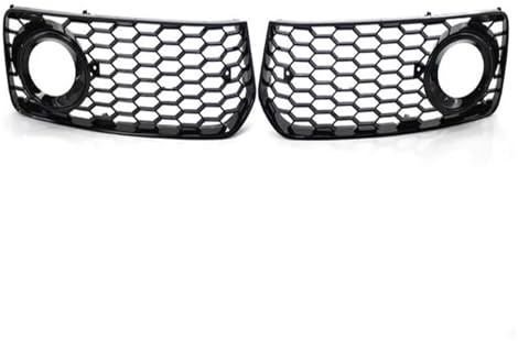 Auto Stoßfänger Grill Für A5 S-Line / S5 B8 RS5 2008–2012 Autogitter Auto-Stoßstange Nebelscheinwerfer Kühlergrill-Abdeckung Waben-Sechskant-Frontgrill(A)