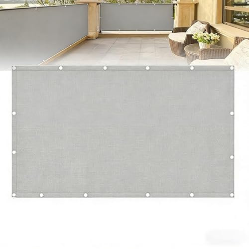 Voiles Ombrages Rectangulaire Imperméable 4x4M,Gris Clair Voile d'ombrage,Voile Ombrageile avec Oeillets et Cordons pour Jardin Camping Terrasse Piscine,résistant aux UV