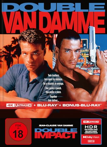Geballte Ladung – Double Impact - Limitiertes Mediabook - Cover B (4K Ultra HD Bonus