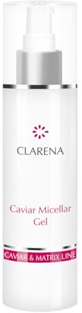 Clarena - Reinigungsgel Gesicht 200 ml - Gesichtsreiniger mit Kaviar-Extrakt - Makeup Entferner für unreine Haut - Caviar Mizellen Waschgel Gesicht - Face Cleanser