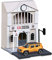 Bburago City Bahnhof Set: Spielzeuggebäude, inklusive Zubehör und 1 Spielzeugauto (18-31505)