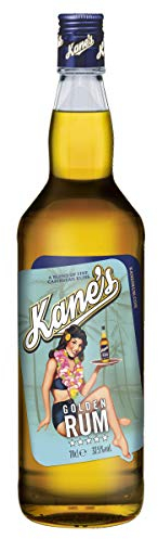 Kane's Golden Rum 70cl | A Blend of Fine Caribbean Rums | Exotic Golden Rum | Smooth Gold Rum crafted in Scotland, Blended in the Caribbean | 37.5 % vol