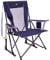 GCI Outdoor Comfort Pro Rocker Faltbarer Schaukelstuhl & Outdoor-Campingstuhl, Indigoblau