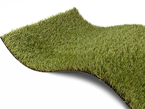 Primaflor Kunstrasen - KORSIKA, 4,00m x 3,00m, 30 mm Hoch, Viele Größen, UV-Stabil, Wasserdurchlässiger, Rasenteppich, Outdoor Bodenbelag, Kunstgras für Garten, Terrasse und Balkon