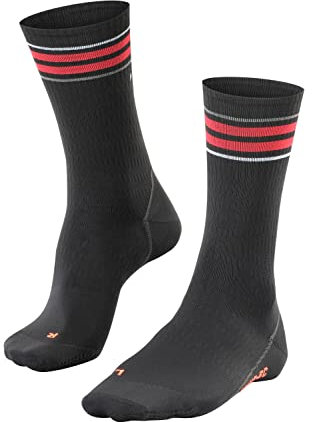 FALKE Unisex Fahrradsocken BC Impulse Rapid, Funktionsmaterial, 1 Paar, Schwarz (Black 3008), 37-38