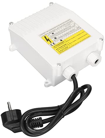 Scatola di Controllo Pompe per pozzi, Regolatore Pompa di Aspirazione Pompa Sommersa Scatola di Controllo Esterna per Pozzi Profondi Domestici (1.5KW 2HP 50uf 13A EU Plug 220V)