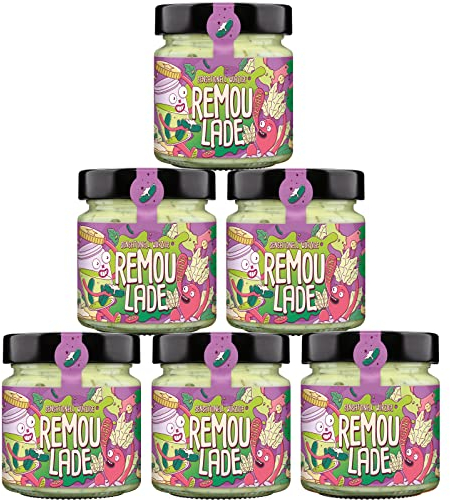 The Vegan Saucery 6er Pack Remoulade im Glas 6 x 200 ml