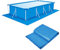 Paño para el suelo de la piscina, protector de piso de piscina plegable, tapete rectangular impermeable para piscina de marco y piscinas sobre el suelo (250 x 450 cm)