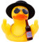 Mwmoeen Gummi Ente Auto Armaturenbrett Dekorationen Ente Auto Ornamente mit Top Hat Sonnenbrille Nette Prop für Auto Zubehör, Party Auto Dekoration Geburtstag Geschenk