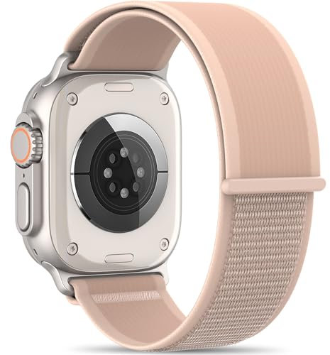Yoohoo Correas Trail Loop Compatible con Correa Apple Watch 49mm 46mm 45mm 44mm 42mm(Series 3/2/1), Correas Ajustables Deportivas de Nylon para iWatch Series 10 9 8 7 6 5 4 3 2 1 SE Ultra 2/Ultra
