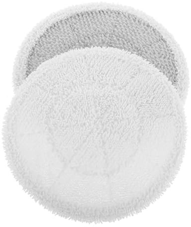 ABOOFAN 2pcs Reusable Steam Mop Pads Cotton Steam Cleaning Cloths for Vax Shark Mops Replacement Microfiber Floor Cleaning Pads