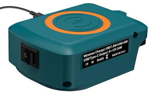 Wireless Battery Adapter Charging Socket for Makita 18v Lithium-ion Battery