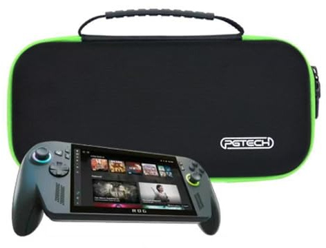 CAUHENYEE Funda para Consola ROG Xbox Ally X, Caja de Almacenamiento a Prueba de Golpes con Ranuras para Tarjetas y Bolsillo, protección para Viajes, Organizador portátil