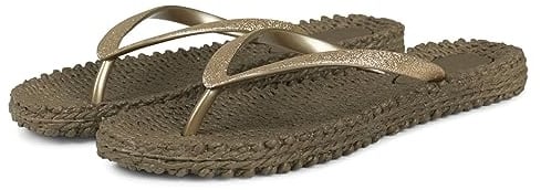 Ilse Jacobsen HORNBÆK | Cheerful01 | Damen Flip Flops mit Glitter | Dänische Design | Sommer Strand Zehentrenner