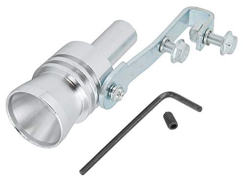 exhaust turbo,Auspuff Pfeife, Turbo Sound Simulator Pfeife, Aluminiumlegierung Turbo Sound Tail Throat Auspuff Schalldämpfer Auto Modified Part TC-XL