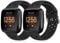 Runostrich Sport Strap Compatible with Fitbit Versa 2/Fitbit Versa/Versa Lite/SE, Soft Silicone Band Replacement Breathable Wristband Accessories for Smart Fitness Watch for Women Men (Black+Black)