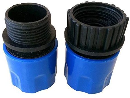 TOOLSTAR Tuyau Extensible - Raccord Rapide fileté Femelle et mâle de 1,9 cm pour raccorder Un Tuyau Extensible à des connecteurs compatibles Hozelock - Raccord Rapide pour arroser Le Jardin.