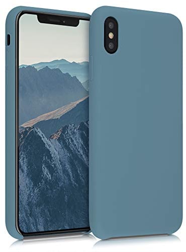 kwmobile Case Compatible with Apple iPhone XS Max Case - TPU Silicone Phone Cover with Soft Finish - Arctic Night