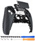 eXtremeRate Graphite Carbon Fiber Pattern Touchpad Front Housing Shell for PS5 Controller, Shell for PS5 Controller, Custom Touch Pad Cover Faceplate for PlayStation 5 Controller