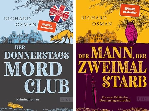 Richard Osman | Die Mordclub-Reihe | 2er Set als Softcover | Der Donnerstagsmordclub + Der Mann, der zweimal starb