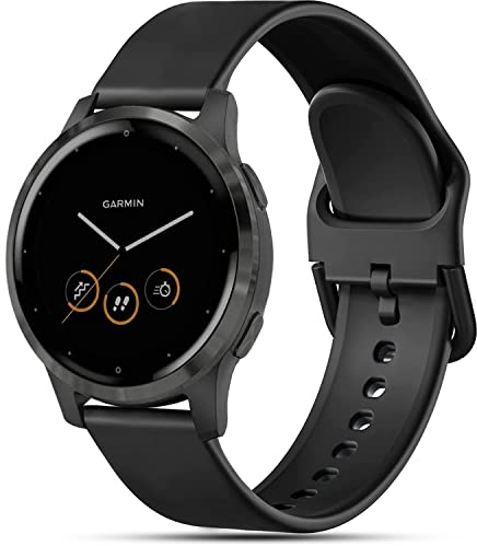 Issinlky Strap for Garmin Vivoactive 4S/Venu 2S/Venu 3S/Vivomove 3S, 18mm Silicone Strap for Fossil Women Gen 6/Fossil Women Gen 5E/Fossil Women's Q Venture HR Gen 4/Gen 3