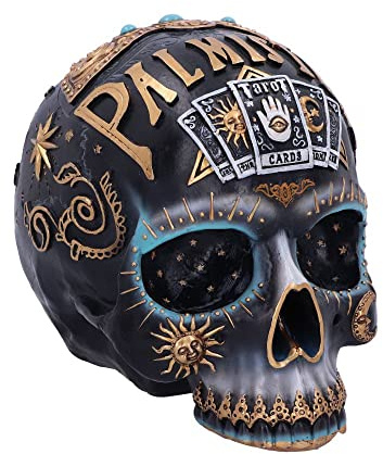Nemesis Now Destiny Totenkopf, Schwarz, 18 cm