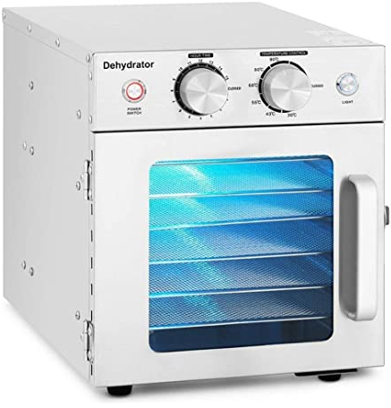 Stalwart DA-SST04 Commercial Food Dehydrator 6 Removable Trays 0.5kW 15 litres