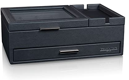 HEISSE & SÖHNE SEIT 1976® Uhrenbox Desk Buttler No.1 - Schwarz