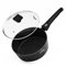 HOMELUX Pfanne Induktion Antihaft-pfanne mit Deckel 24cm,3L Bratpfanne Hoher Rand Pan mit deckel Aluguss Bratpfanne mit Abnehmbarer Griff Universalpfannen Induktion Pfanne HLDFP81524