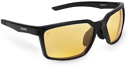 SIROKO Gafas fotocromáticas premium ciclismo X1 Photochromic Transnevada Negro