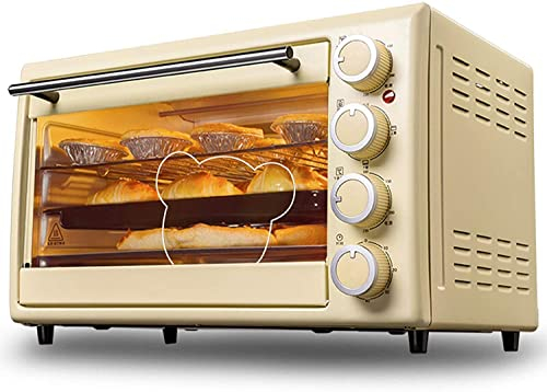 Multifunctional Automatic Electric Oven, Household 30L Large Capacity Intelligent Baking Retro Countertop Electric Oven Electric Microwave Oaven Useful