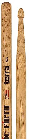 Vic Firth Bacchette della serie American Classic Terra 5AT American Hickory Punta di legno
