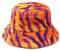 Malaxlx Damen Tiger Streifen Plüsch Fischerhut Wintermütze Flauschige Bucket Hat Warme Anglerhut