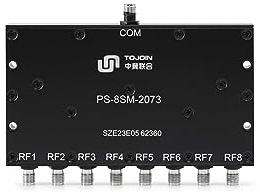 TOJOIN Passiver Stromverteiler 8-fach für SMA-Stecker, Koaxialkabel-Splitter Satverteiler 2-7,3 GHz für HF-/Mikrowellen-Messungen, Zubehör, Koaxial, Antennensystem, korrosionsbeständig (PS-8SM-2073)
