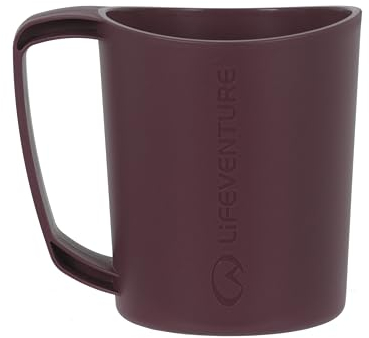 Lifeventure Ellipse Reusable Big Mug for Camping, Travel & Outdoor - Purple