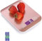 VIRAZE Digital Kitchen Food Scale Cooking Scale Tare Weight Easy-to-Read Small Electronic Scale (Size: 5KG/1g) (Color : Rose Gold)