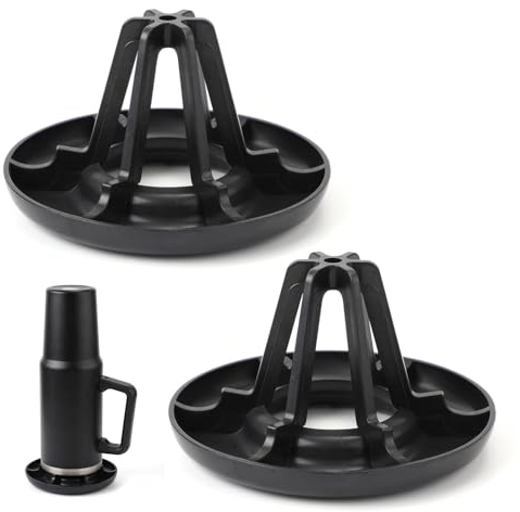 NQEUEPN 2pcs Water Bottle Drying Rack, Space Saving, Slip Resistant, Lightweight, ABS Plastic, Freestanding, 8x13.5cm, Dries Bottles, Glasses, Coffee Cups