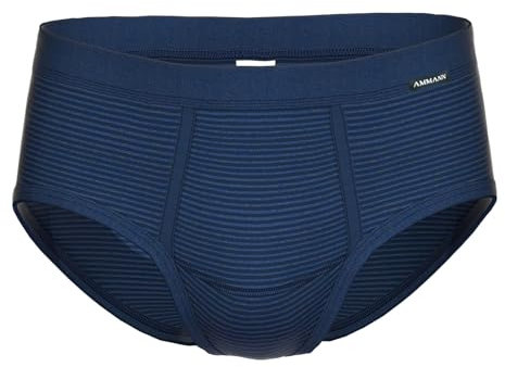 AMMANN Herren Unterhose Unterwäsche Slip Brief Classic, Farbe:Navy, Größe:5, Artikel:-22 dunkelblau